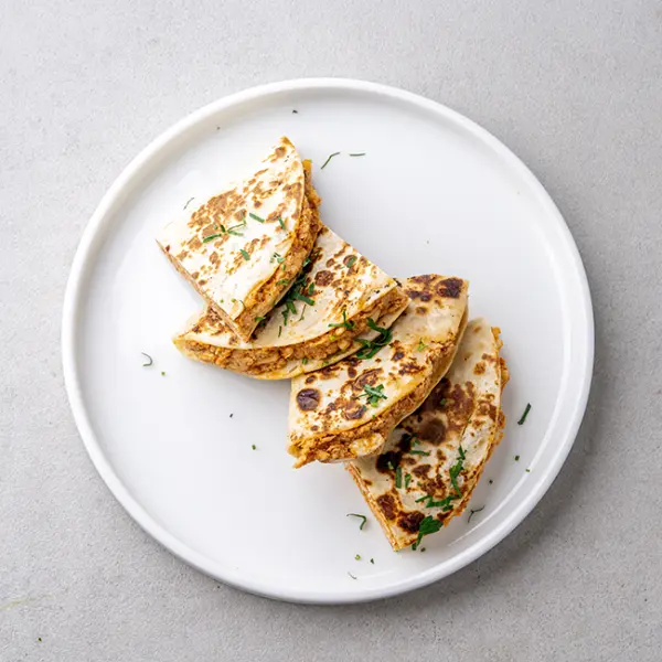 Whole Wheat Chicken & Bean Quesadilla